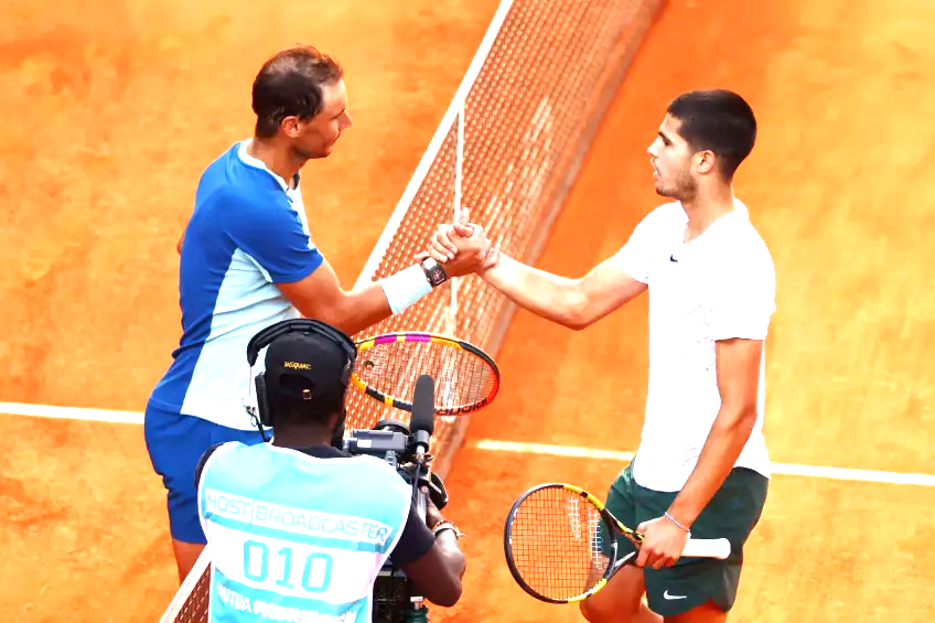 Carlos Alcaraz recalls his first victories over Novak Djokovic and Rafael Nadal in Madrid in 2022.