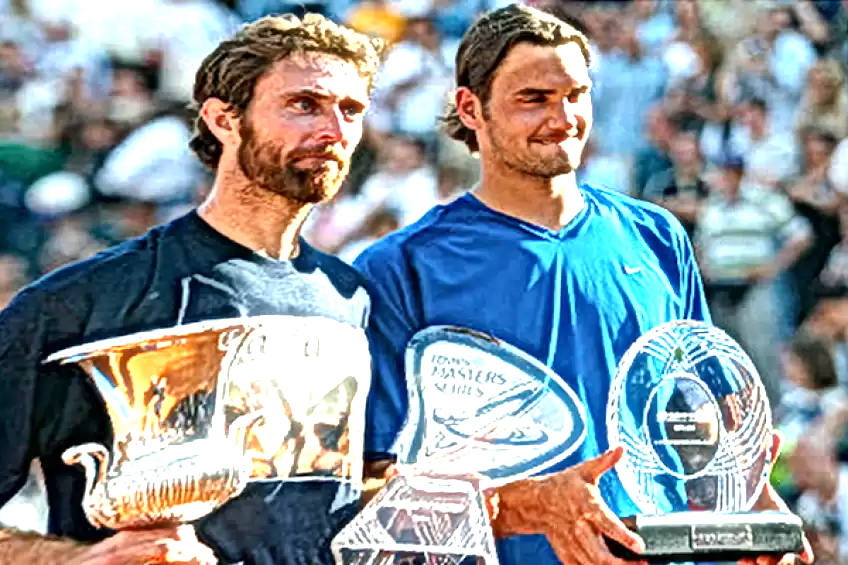 A bitter taste of defeat for Roger Federer: Felix Mantilla wins the 2003 Rome final